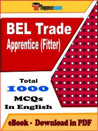 BEL Trade Apprentice (Fitter) Exam PDF Book In English - MCQ / Objective Questions