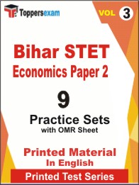 Bihar STET Economics Paper 2 Book in English - Practice Set (VOL.3)
