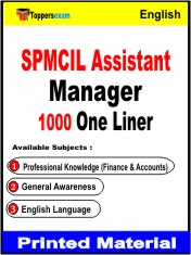SPMCIL Assistant Manager One Liner Book in English