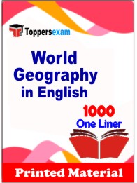 Best World Geography One Liner Book in English