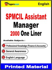 SPMCIL Assistant Manager One Liner Book in English