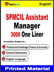 SPMCIL Assistant Manager One Liner Book in English