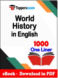 Best World History One Liner Book PDF in English