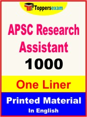 APSC Research Assistant One Liner Book in English