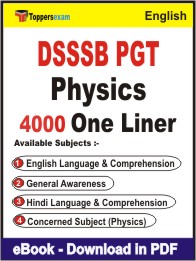 DSSSB PGT Physics One Liner Book PDF in English