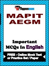 MAPIT AEGM Exam Objective MCQs in English (Booklet), FREE - Online Mock Test or Practice Set / Paper