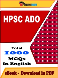 HPSC ADO Exam PDF Book In English - MCQ / Objective Questions