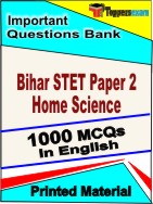 Bihar STET (Paper 2) Home Science Book in English - Objective MCQ
