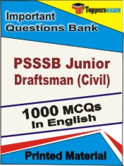 PSSSB Junior Draftsman (Civil) Book in English - Objective MCQ