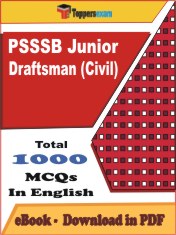 PSSSB Junior Draftsman (Civil) PDF Book In English - MCQ / Objective Questions