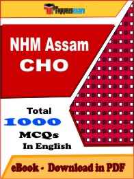 NHM Assam CHO PDF Book In English - MCQ / Objective Questions