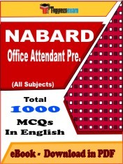EBook of NABARD Office Attendant (Prelims), PDF Format in English