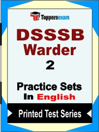 DSSSB Warder Book in English - Question Paper / Practice Set