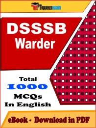 DSSSB Warder Exam PDF Book In English - MCQ / Objective Questions