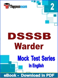 DSSSB Warder PDF Book In English - Question Paper