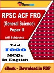 EBook of RPSC ACF FRO Exam Paper II (General Science), PDF Format in English