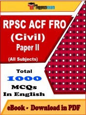EBook of RPSC ACF FRO Exam Paper II (Civil), PDF Format in English