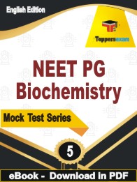 NEET PG Biochemistry PDF Book In English - Practice Set