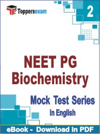 NEET PG Biochemistry PDF Book In English - Question Paper