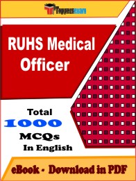 RUHS Medical Officer PDF Book In English - MCQ / Objective Questions