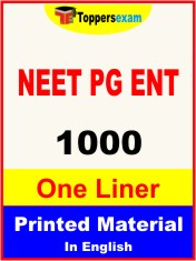 NEET PG ENT One Liner Book in English