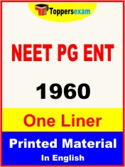 NEET PG ENT One Liner Book in English