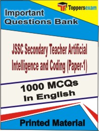 JSSC Secondary Teacher Artificial Intelligence and Coding (Paper-1) Book in English - Objective MCQ