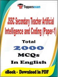 JSSC Secondary Teacher Artificial Intelligence and Coding (Paper-1) PDF Book In English - MCQ / Objective Questions