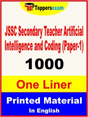 JSSC Secondary Teacher Artificial Intelligence and Coding (Paper-1) One Liner Book in English