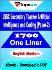 JSSC Secondary Teacher Artificial Intelligence and Coding (Paper-2) One Liner Book PDF in English