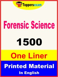 Forensic Science One Liner Book in English