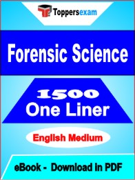 Forensic Science One Liner Book PDF in English