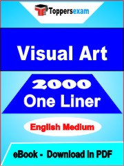 Visual Art One Liner Book PDF in English