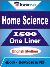 Home Science One Liner Book PDF in English
