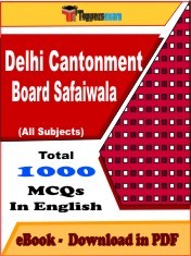 EBook of Delhi Cantonment Board Safaiwala, PDF Format in English