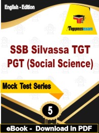 SSB Silvassa TGT PGT (Social Science) Test PDF Book In English - Practice Set