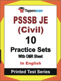 PSSSB JE (Civil) Book in English - Practice Set