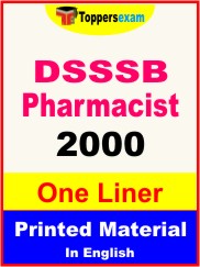 DSSSB Pharmacist One Liner Book in English