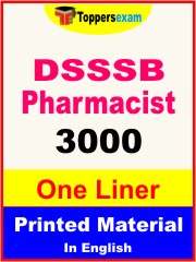 DSSSB Pharmacist One Liner Book in English