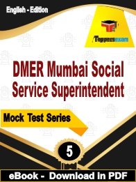 DMER Mumbai Social Service Superintendent PDF Book In English - Practice Set