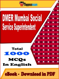 DMER Mumbai Social Service Superintendent Exam PDF Book In English - MCQ / Objective Questions