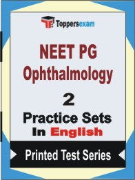 NEET PG Ophthalmology Book in English - Question Paper / Practice Set