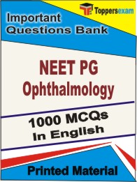 NEET PG Ophthalmology Book in English - Objective MCQ
