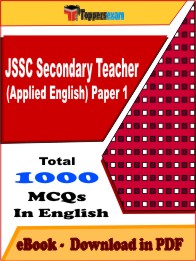 JSSC Secondary Teacher (Applied English) Paper 1 PDF Book in English - MCQ / Objective Questions