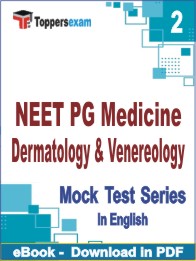 NEET PG Medicine Dermatology & Venereology PDF Book In English - Question Paper