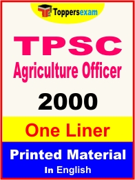TPSC Agriculture Officer One Liner Book in English