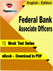 Federal Bank Associate Officers PDF Book In English - Mock Test/Practice Set