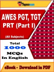 EBook of AWES PGT, TGT, PRT Part I, PDF Format in English