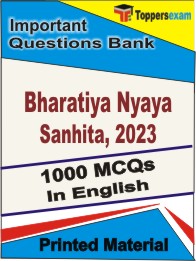 Bharatiya Nyaya Sanhita, 2023 Book in English - Objective MCQ