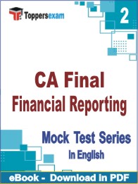 CA Final Financial Reporting PDF Book In English - Question Paper